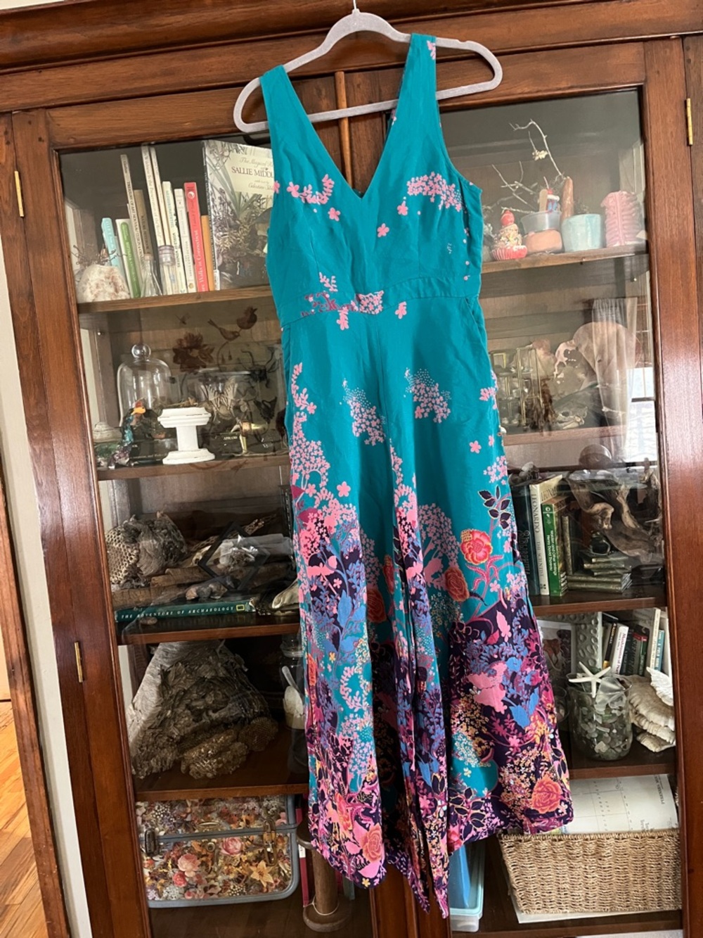 Maeve teal floral jumper 🦋